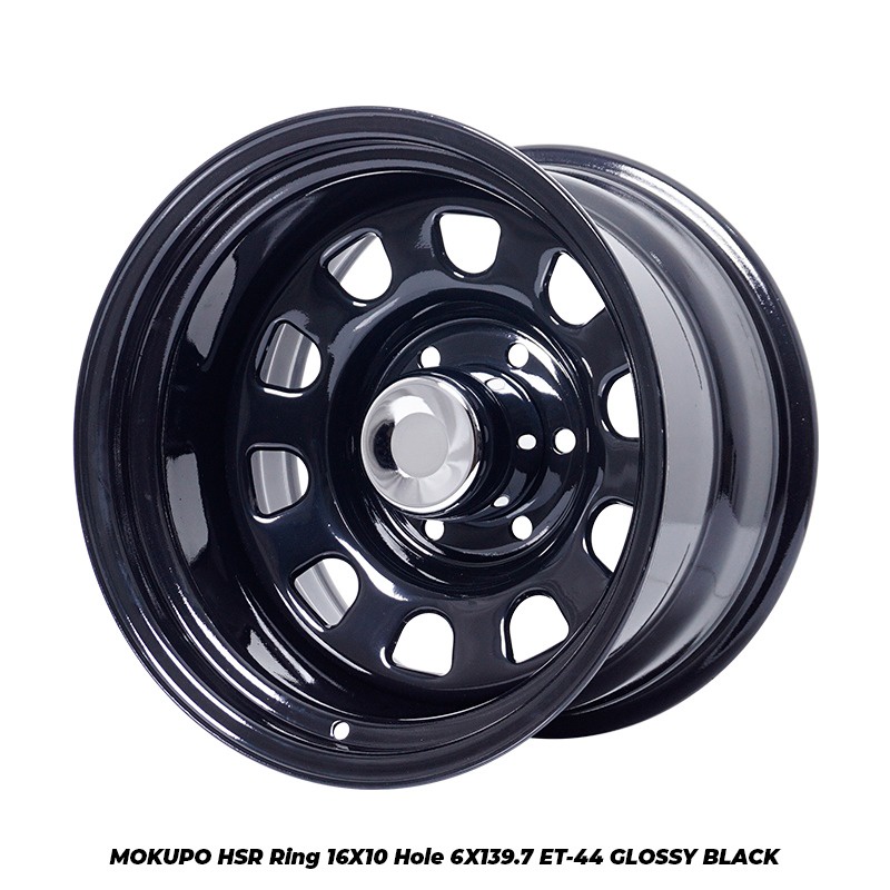 velg mobil HSR R15X10 H6X139,7 ET-44 BLACK