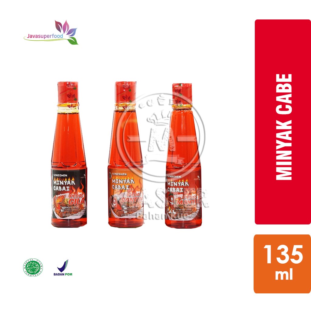 

Minyak Cabe JSF Cabai Pedas Chili Oil [Botol 135ml]