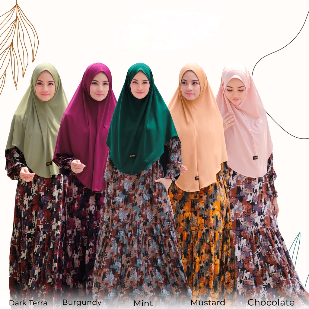 Wangi gamis rayon  by Umma syari gamis daily motif busui