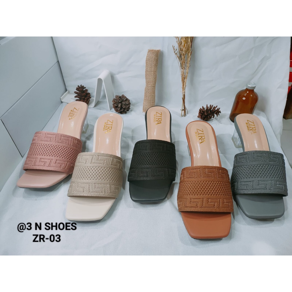 Sendal Heels Rajut Hak Kaca 5cm Terbaru Sandal buat Kondangan Wanita Kekinian  Hills Prempuan Sandal Real Pictt Sandal Pesta Sandal Cewek Dewasa Sandal hak kaca terbaru termurah ZR 03