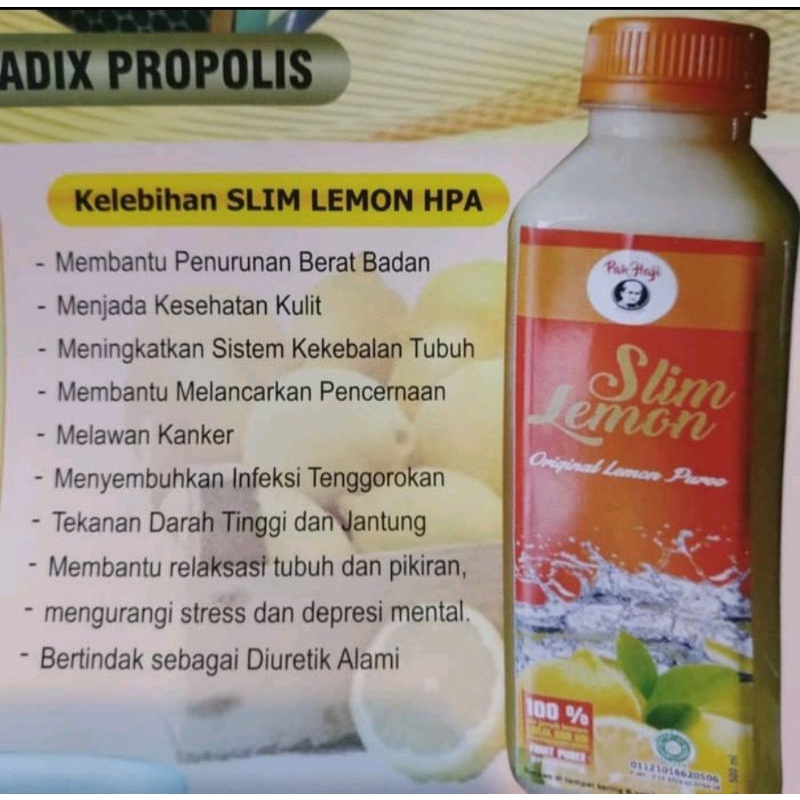 

Slim Lemon 500 ml HPA Pak Haji