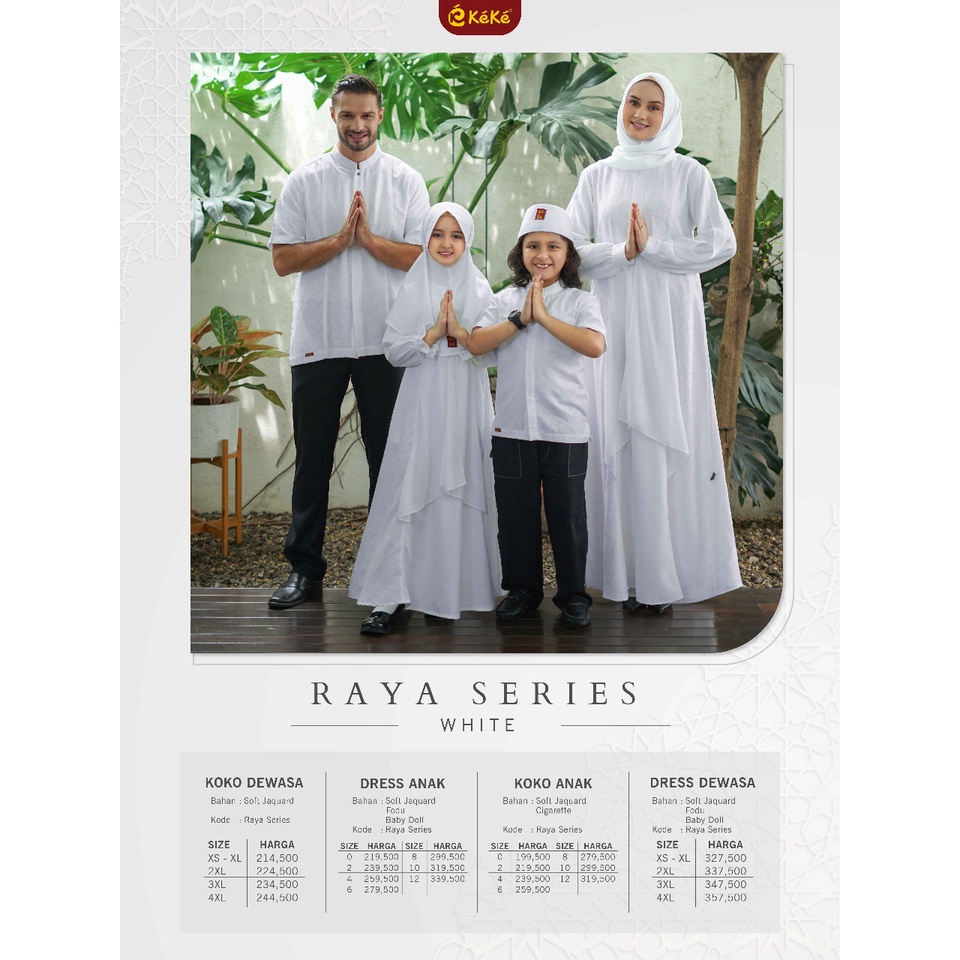 Sarimbit keke RAYA SERIES PUTIH