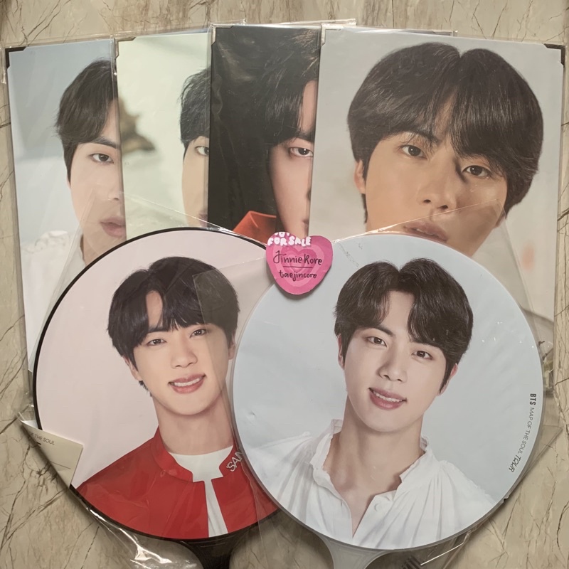 BTS WORLD TOUR OFFICIAL MERCH PREMIUM PHOTO IMAGE PICKET FLAG WEVERSE PO JIN SEOKJIN MAP OF THE SOUL