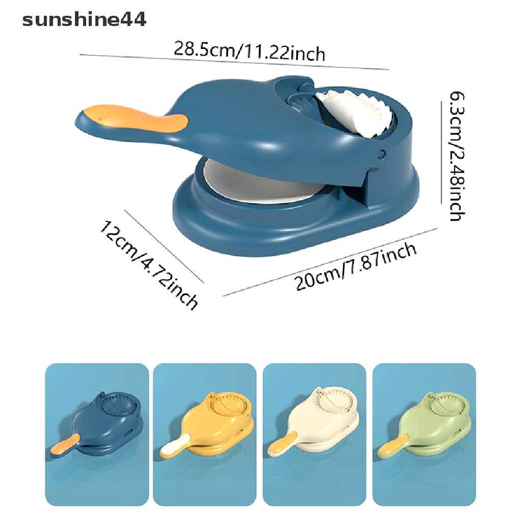 Sunshine 2in1 DIY Dumpling Maker Alat Cetakan Penekan Kulit Pangsit Dough Presser.