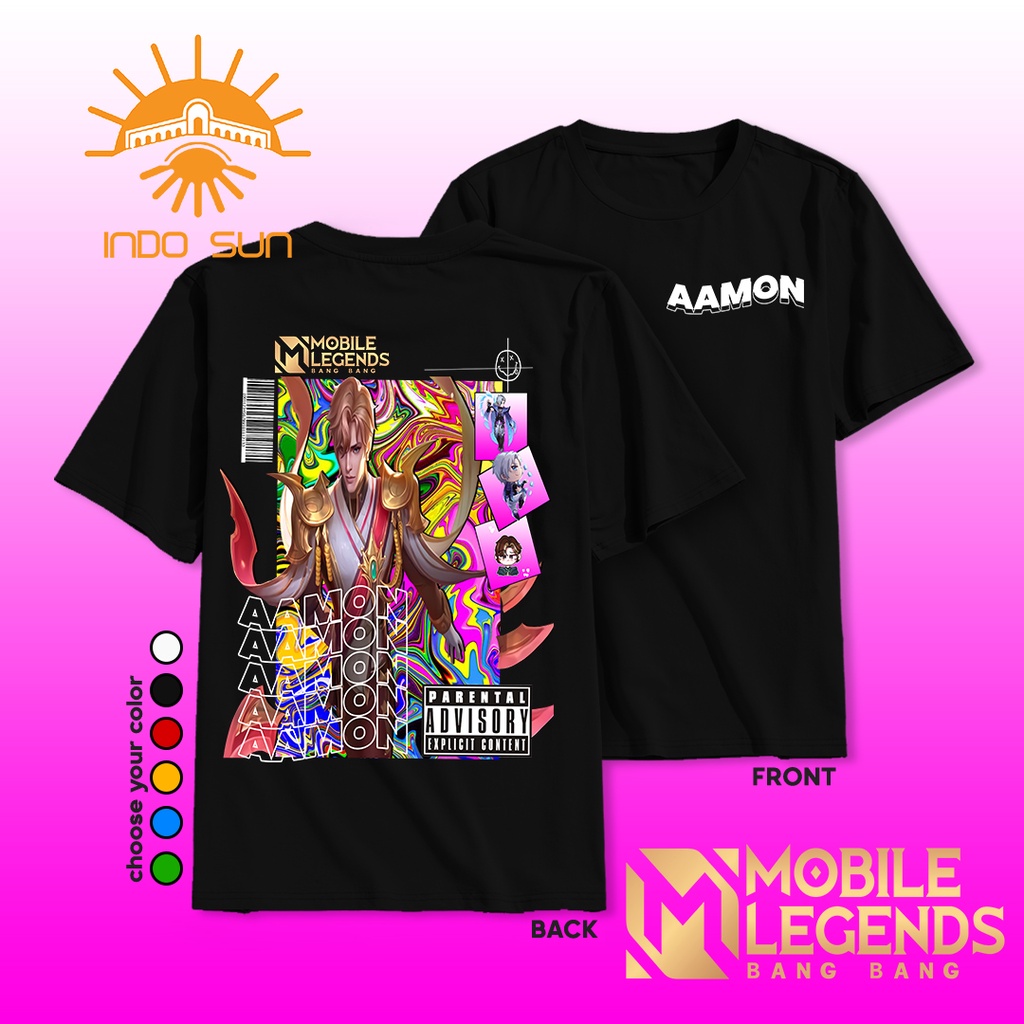 KAOS MOBILE LEGENDS HERO AAMON - KAOS MOBILE LEGENDS TERBARU - KAOS MOBILE LEGENDS BISA COSTUM - KAO