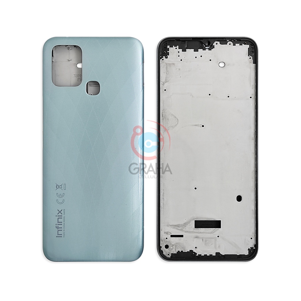 CASING INFINIX HOT 10S / X689 FULLSET FRAME