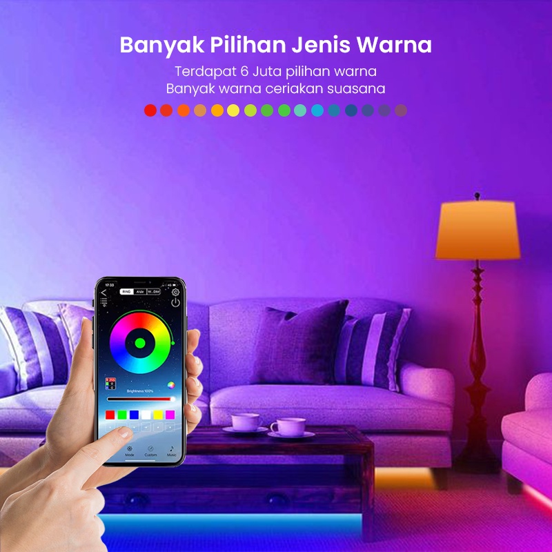 App Smart RGB Fairy Lights/Smart Lampu LED 5m &amp; 10m