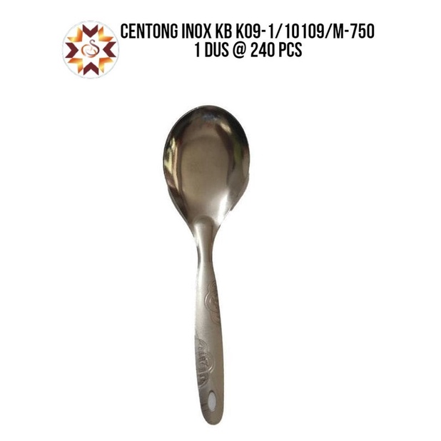 Sendok Centong Nasi Sayur Rice Ladle Centong Inox Kembang Stainless Steel SS - KB K09-1 / 10109 / M-750