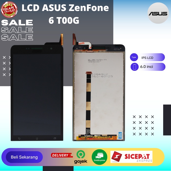 Lcd asus zenfone 6 t00g bergaransi