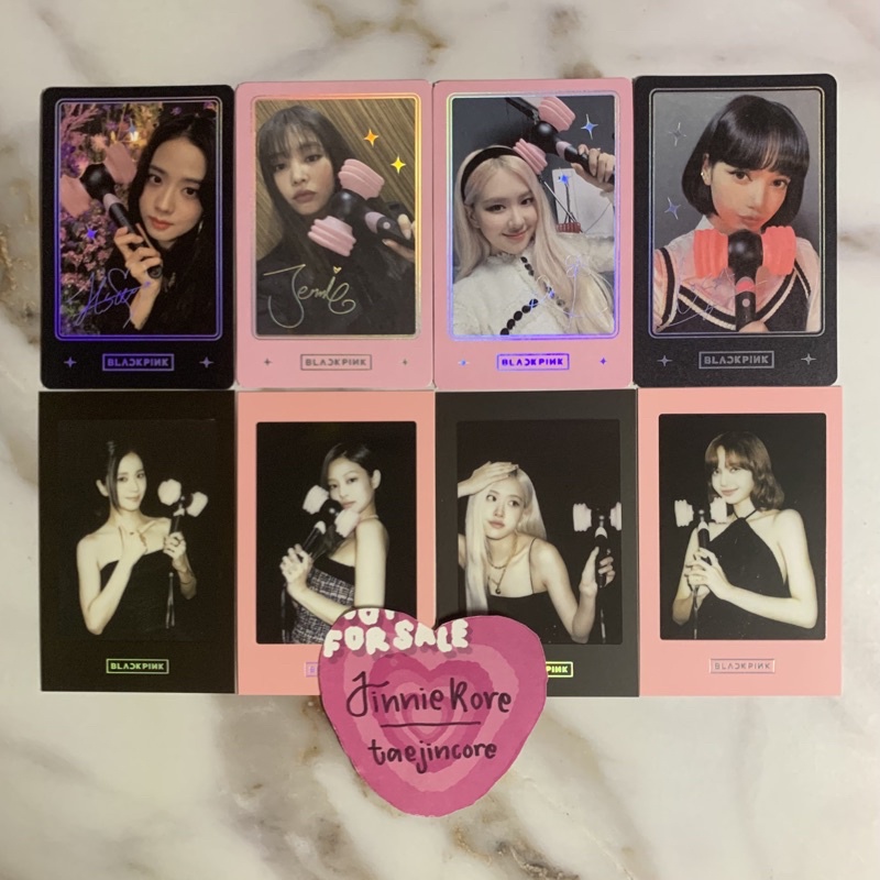 BLACKPINK OFFICIAL LIGHTSTICK VER.2 LIMITED EDITION OFFICIAL PHOTOCARD BENEFIT WEVERSE GIFT POB PC ONLY BLACK PINK VERSION JISOO JENNIE ROSE LISA 1 LS LE