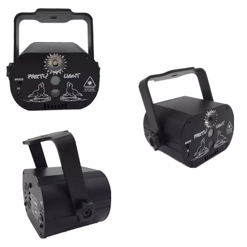 Lampu Disco Laser Dj Remote Control Lighting Lampu Panggung Lampu Disco Laser Ikut Musik Suara Rgb