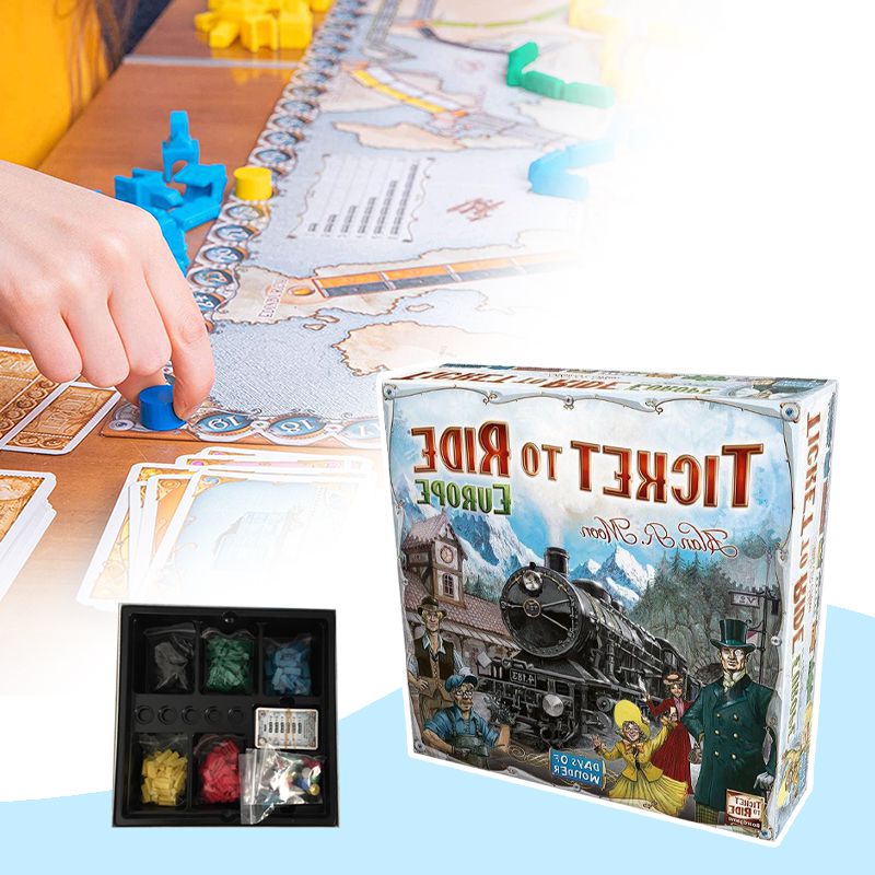 Tiket Ke TTR Ride Europe Board Game Days Of Wonder1912Kartu Ekspanding Partai