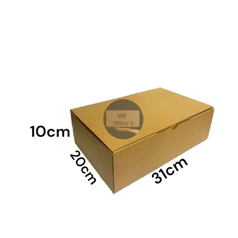 

kardus snack 31x20x10cm | box kue | dus brownies | kotak kardus gift hamper