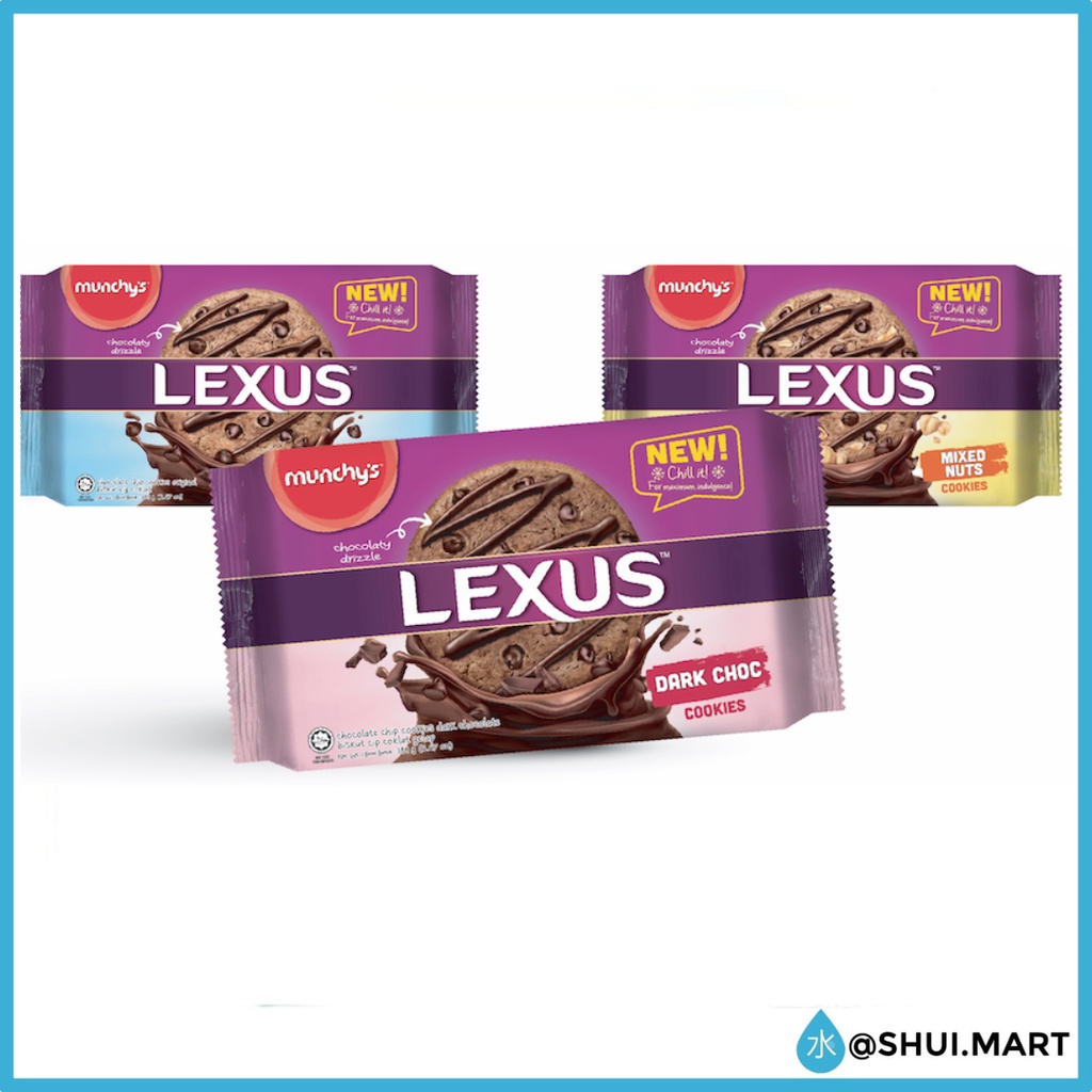 

Lexus Munchys Biskuit Chocolaty Drizzle Cookies / Lexus Cookies 189gr