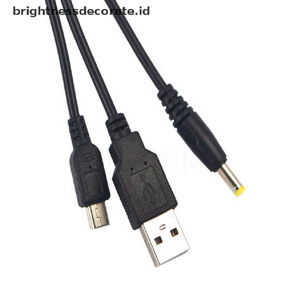 [Birth] Kabel Data USB 2-In-1 Charger Charging Cord Untuk PSP 2000 3000aksesoris Gaming [ID]