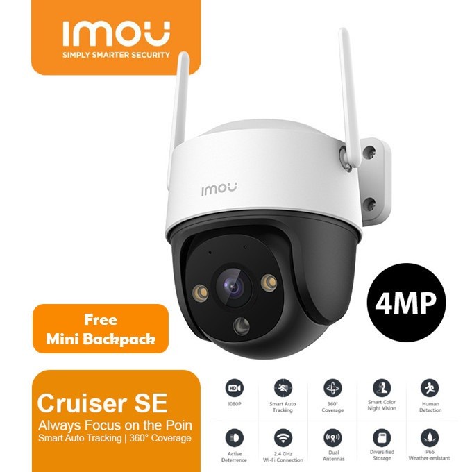 Imou Cruiser SE 4 MP Smart Tracking &amp; Full Color Night Vision