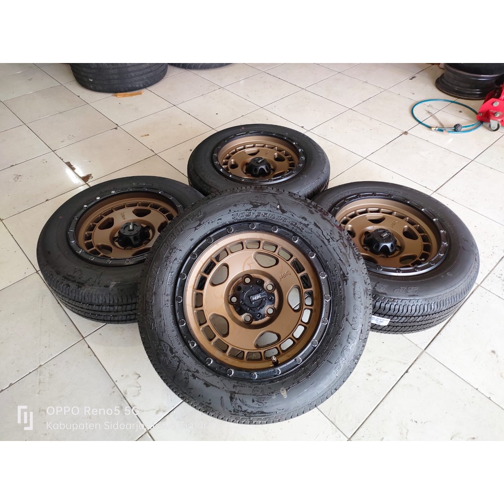 Velg Mobil Bekas Ring 15 MAHAWA R15X7 Pcd 5X114,3 ET0 BAN DUNLOP 205 65 R15