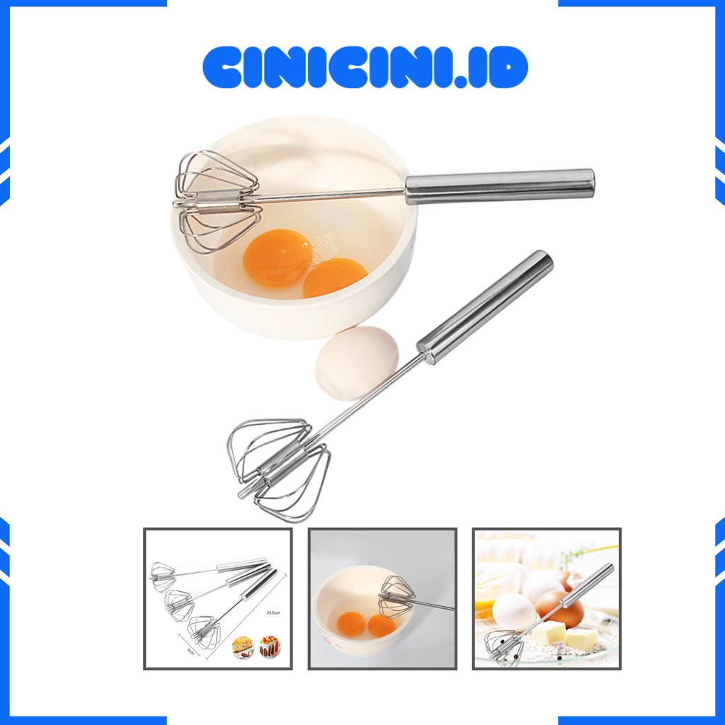 [ Cinicini ] Better beater Hand Mixer Mini Pengocok Telur Manual 1PCS