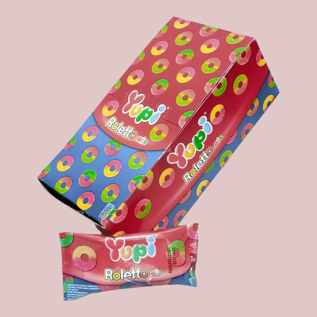 

YUPI ROLETTO Jelly Gummy Candy [12 pcs/box]