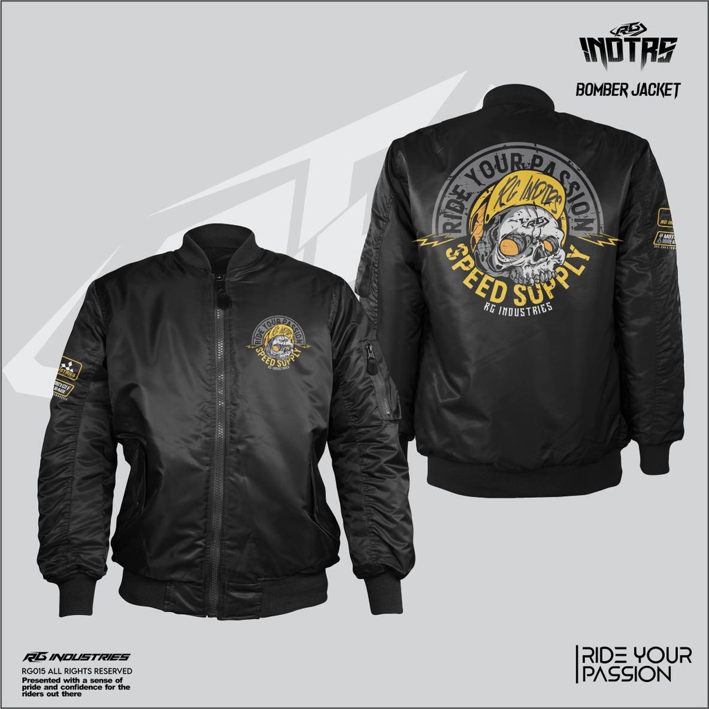 Jaket Bomber Rg Industries Jaket Bomber Pria dan Wanita | Original Rg Industries