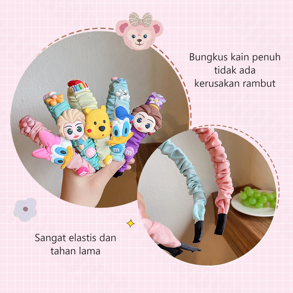 Halo Baby bando karakter anak headband lucu bando wanita anak bandana fashion