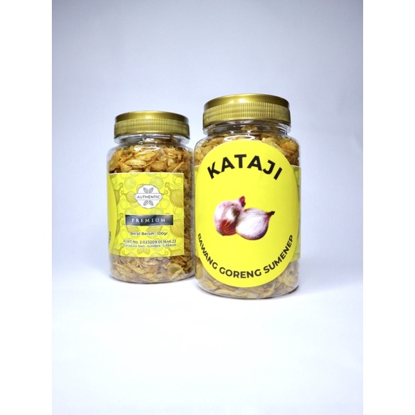 

BAWANG GORENG SUMENEP KATAJI KUALITAS PREMIUM 100 GR