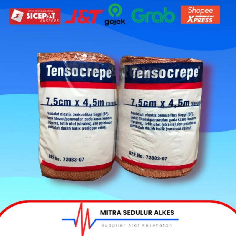 Tensocrepe 3 inch (7.5 cm x 4.5 m) BSN