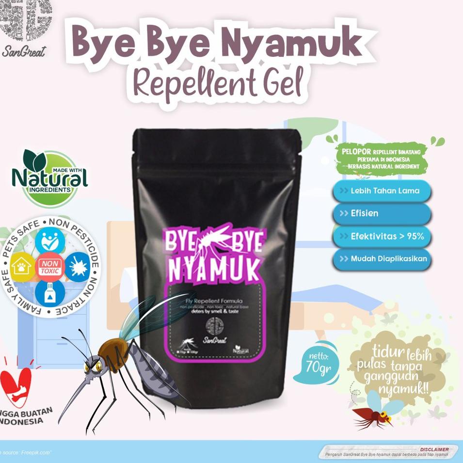 Best Produsen Anti serangga pengusir nyamuk gel siap gantung non pestisida aman dari SanGreat Bye By