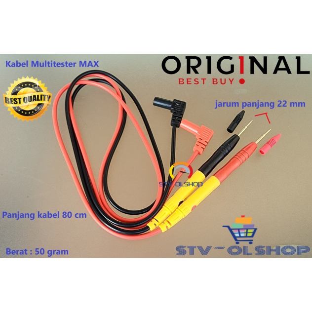 Kabel multitester jarum / kabel multimeter / kabel tester max