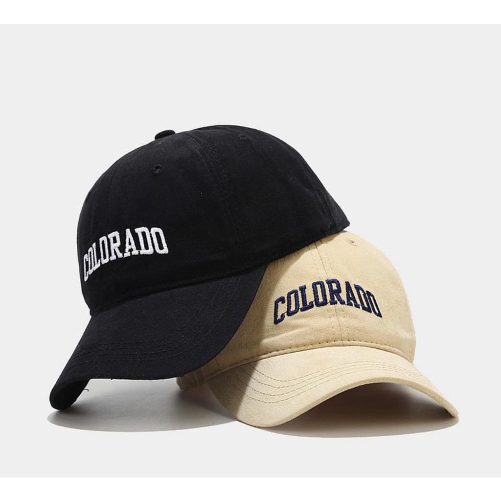 Colorado Topi Baseball adjustable Motif Bordir Tulisan Gaya vintage Untuk Pria / Wanita