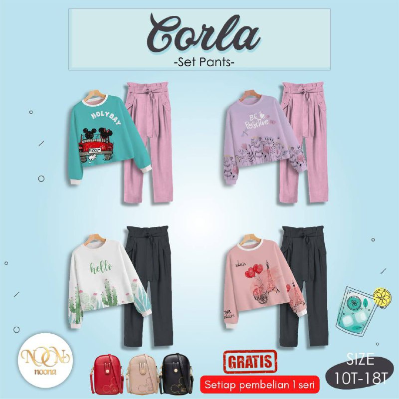 Corla Set Pants by Noona