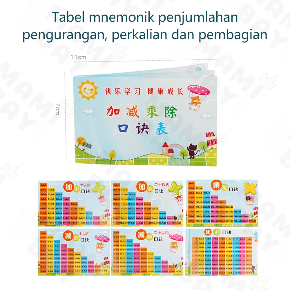 Mamibayi Intelligence Stick 100pcs/Puzzle Magnet Kaleng Mainan Peraga Belajar Berhitung