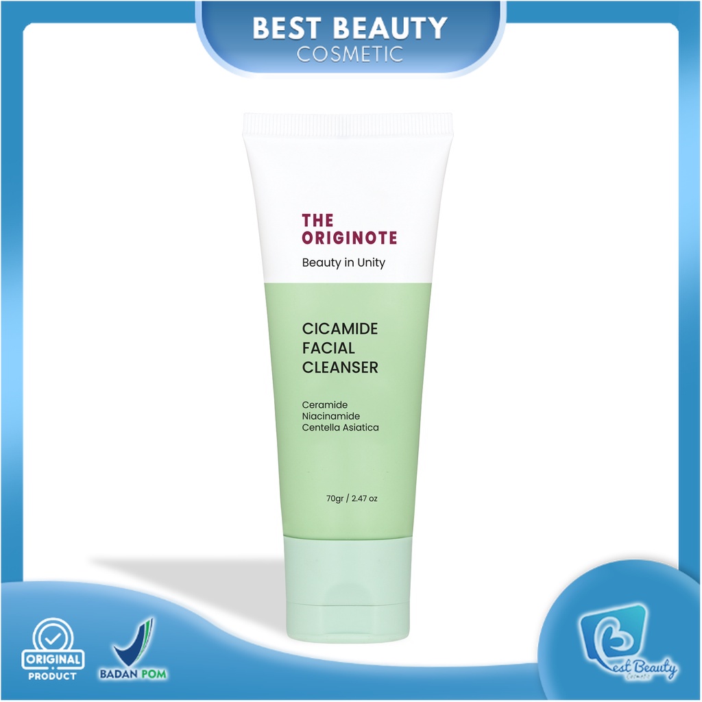 ★ BB ★ The Originote Cicamide Facial Cleanser 70gr - Face Wash Facial Wash Sabun Cuci Muka Mencerahkan with Ceramide, Niacinamide and Centella Asiatica【BPOM】