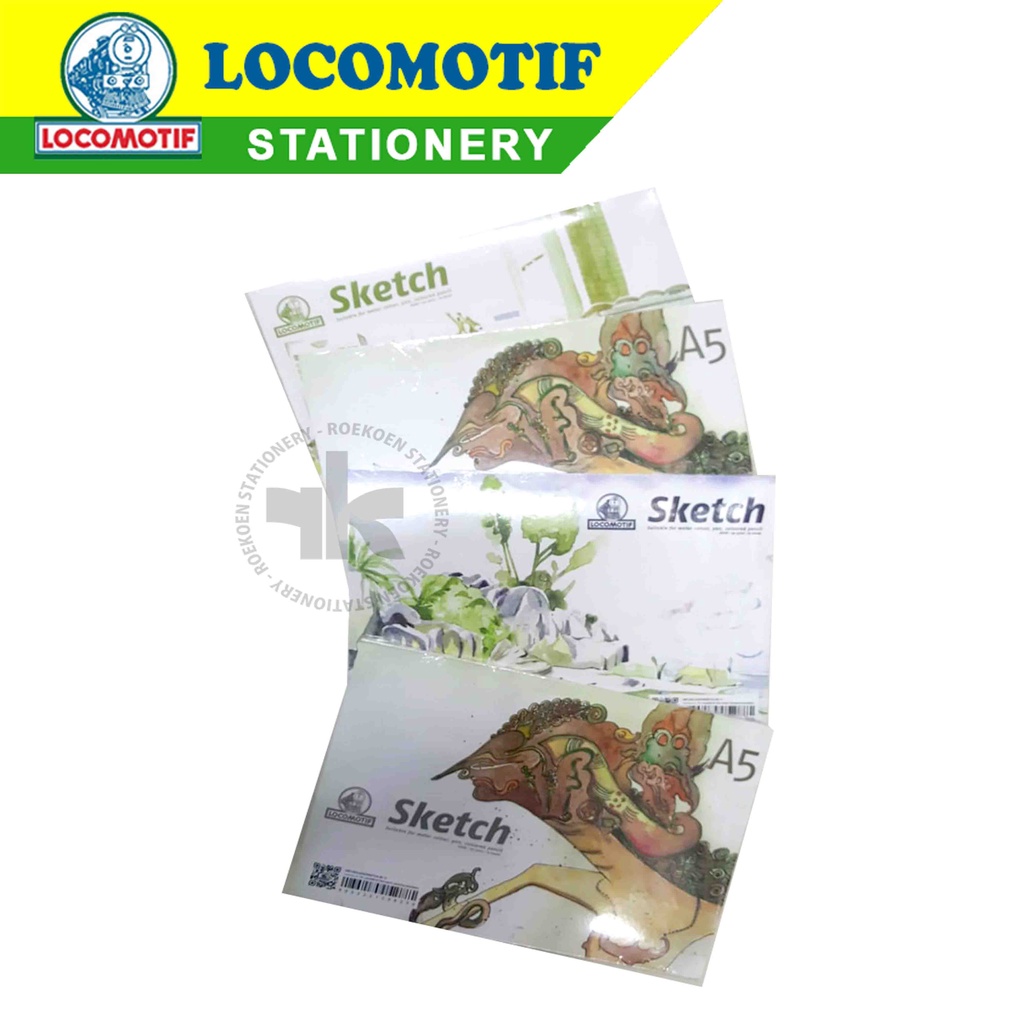 

Locomotif Sketch Book A5 150gsm 25 lembar