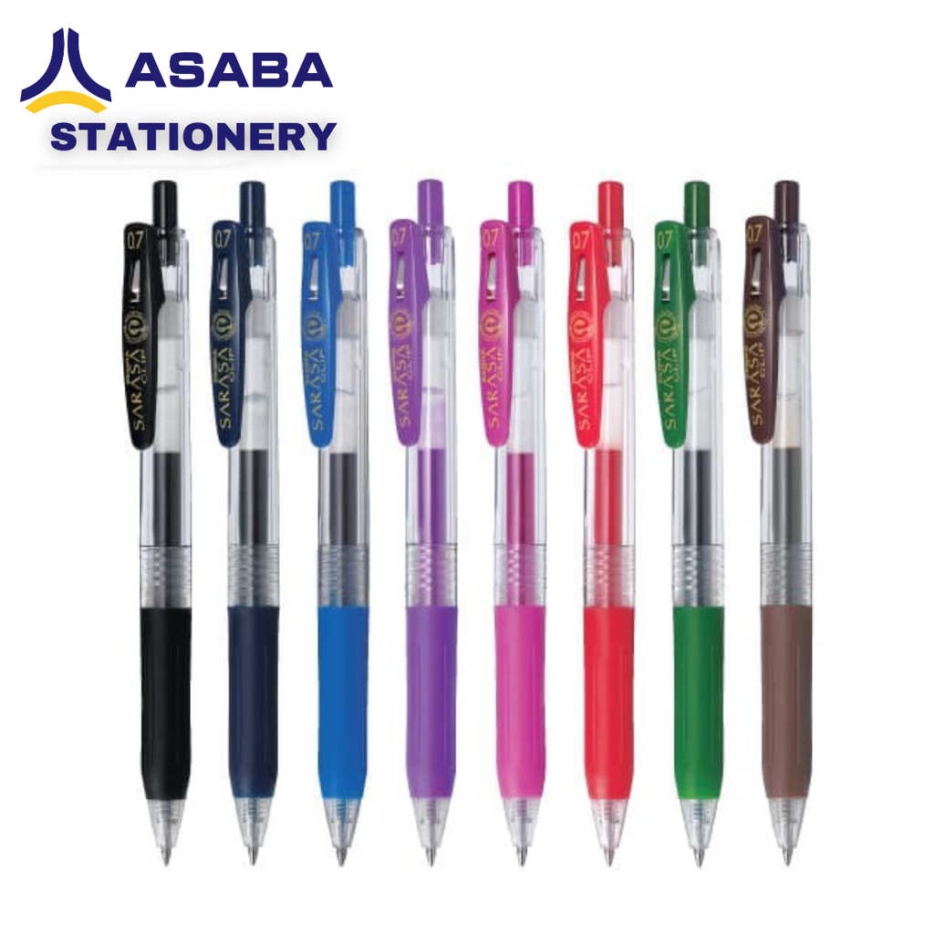 

Asaba Stationery - Bulpen/Pen/Pulpen Warna-Warni Gel Sarasa Clip O7mm