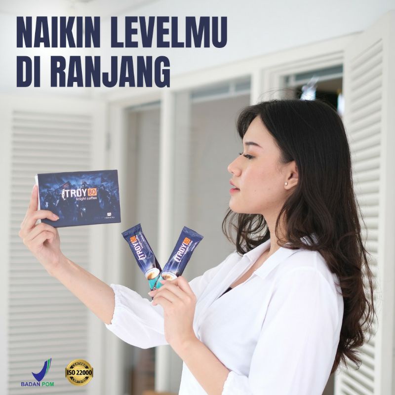 Troy 80 Kopi Herbal Sehat Lahir Batin - Obat Kopi Kuat Dan Tahan Lama Untuk Kejantanan Pria Terbaik 