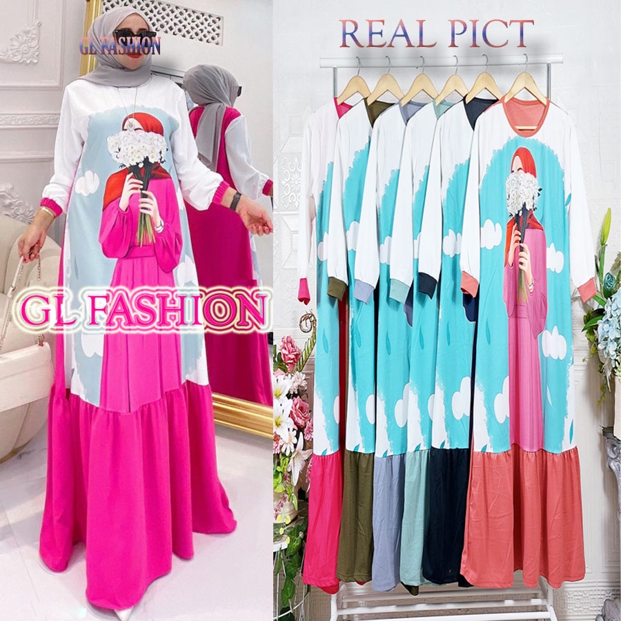 GL FASHION AMIRA DRESS AIRFLOW ELNA MAXY GAMIS