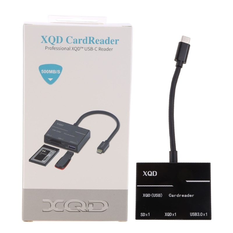 Btsg USB 3.0 Type C Card Reader Untuk Laptop XQD/SD Support Type-C, Untuk Windows/Untuk