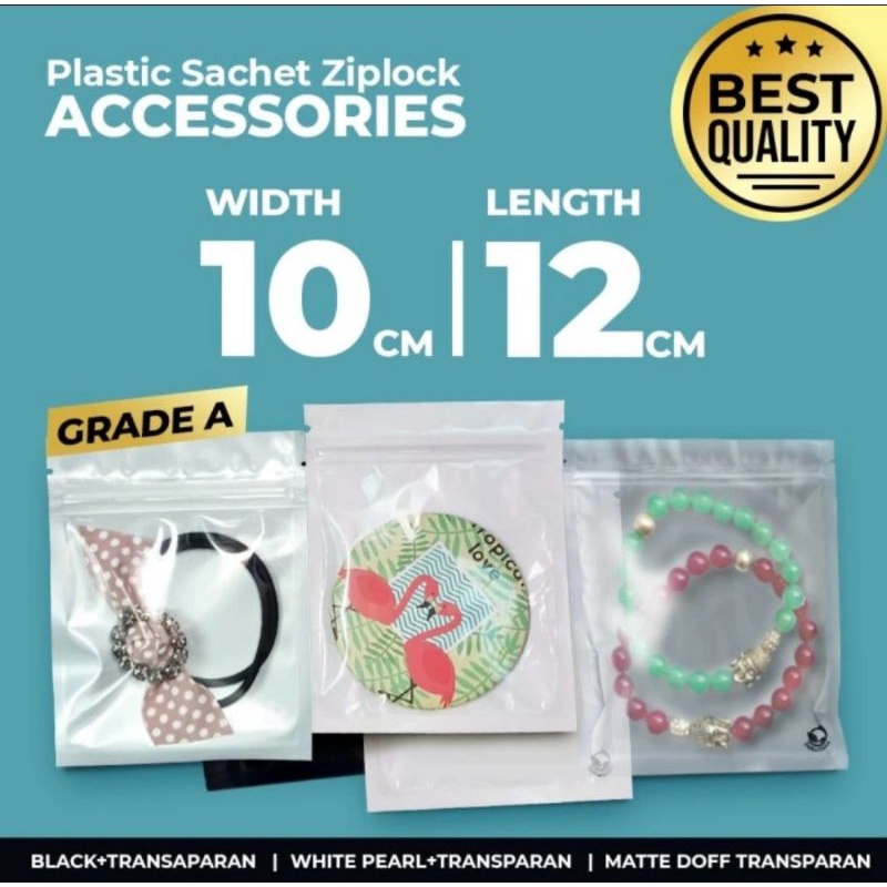 Plastik Klip Ziplock Aksesoris White Delkochoice