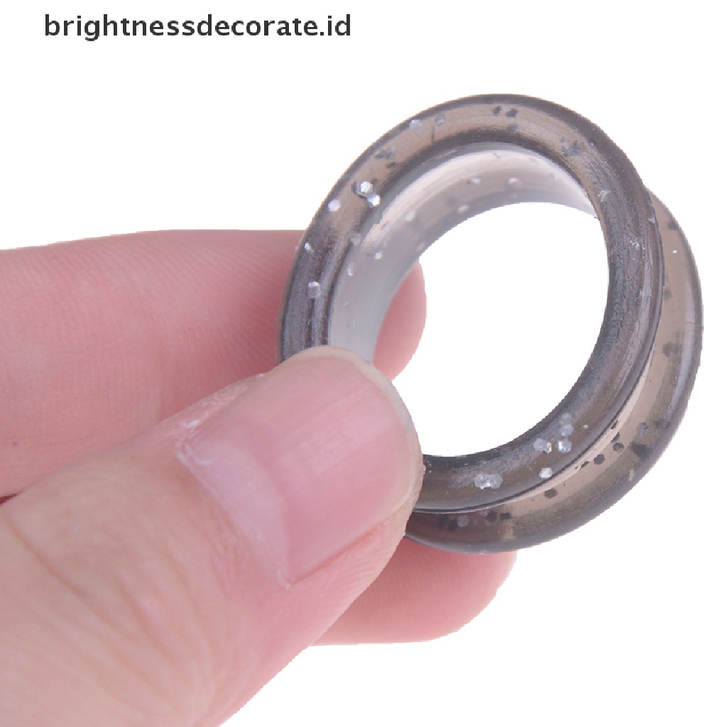 [Birth] 5pcs/set Silica Gel Gunting Rambut Ring Cutg Barber Circle Shears Hairdressing [ID]