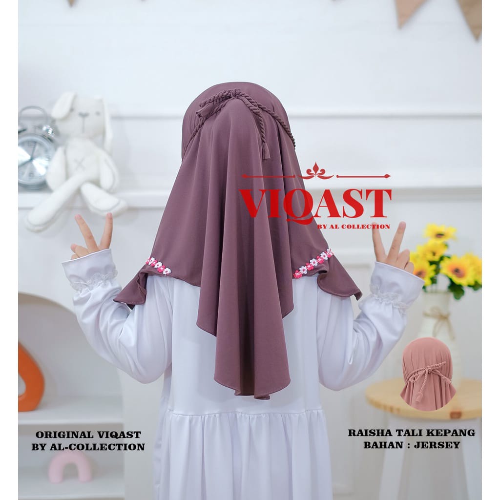 JILBAB ANAK RAISHA ROPEL FLOWSY 3-7 TAHUN