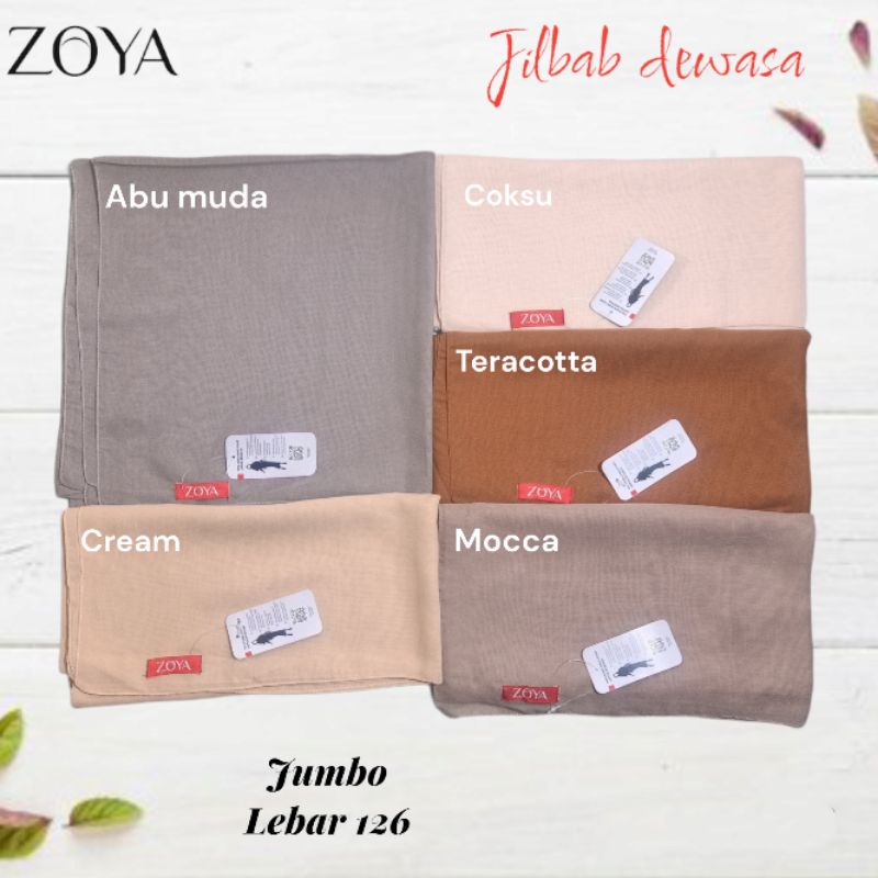 Jilbab Zoya Segi Empat Jumbo
