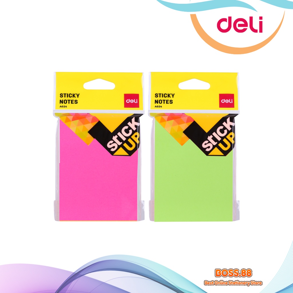 

STICK NOTE / NOTES TEMPEL DELI NEON 76 X 101 A02402