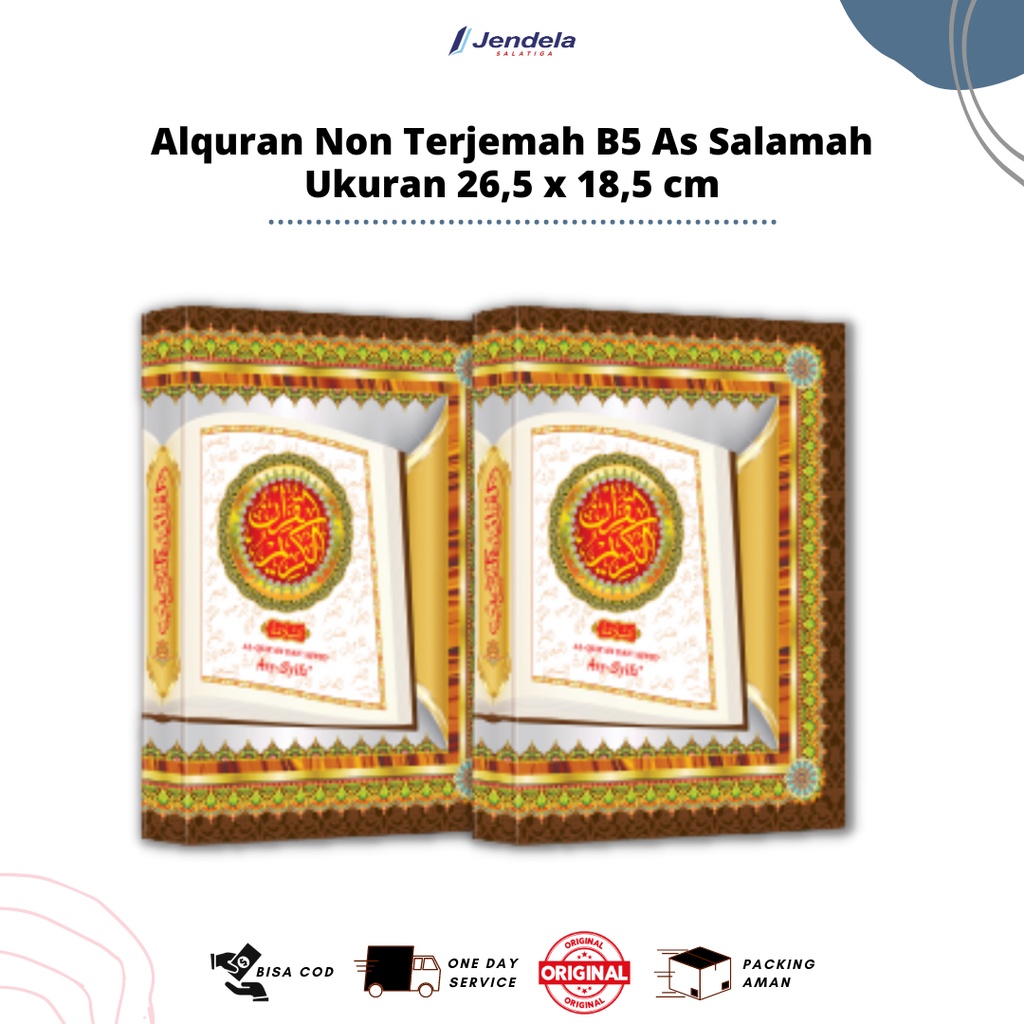 Alquran Non Terjemah HVS B5 As Salamah - Alquran Asy Syifa