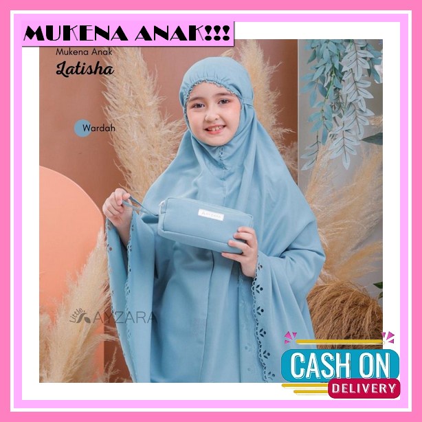 Nzq55 Mukenah Kombinasi Anak 7-13 Tahun 2022 / Mukena Anak Perempuan / Mukenah Anak 10 Tahun / Muken