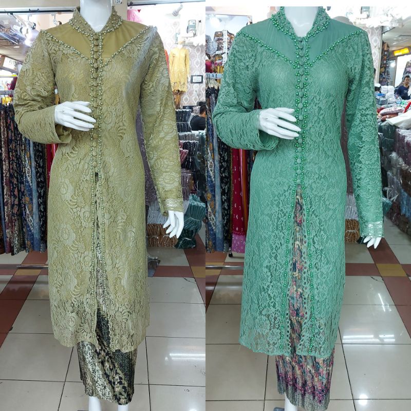 Jual Kebaya Brokat Fayet Modern Kebaya Ibu Hajat Kebaya Pesta Lamaran