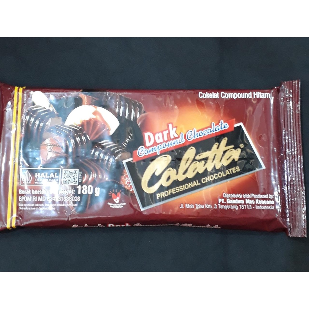 

COLATTA DARK COMPOUND CHOCOLATE 180GR