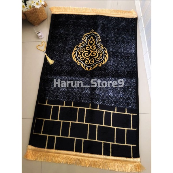Sajadah Kiswah Turki Premium Tebal | Sajadah Turki | Sajadah Kiswah Dewasa Jumbo 70x110 cm