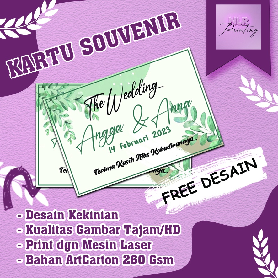 Jual KARTU SOUVENIR PERNIKAHAN / KARTU UCAPAN PERNIKAHAN | Shopee Indonesia