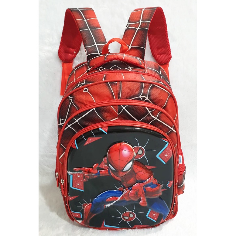 PROMO 10.10 TAS RANSEL ANAK LAKI LAKI SEKOLAH SD GAMBAR KARTUN DINO DINOSOURUS GLOSSY TIMBUL 3Resleting IMPORT ( ODET DINO MITE 16inchi UKURAN BESAR )